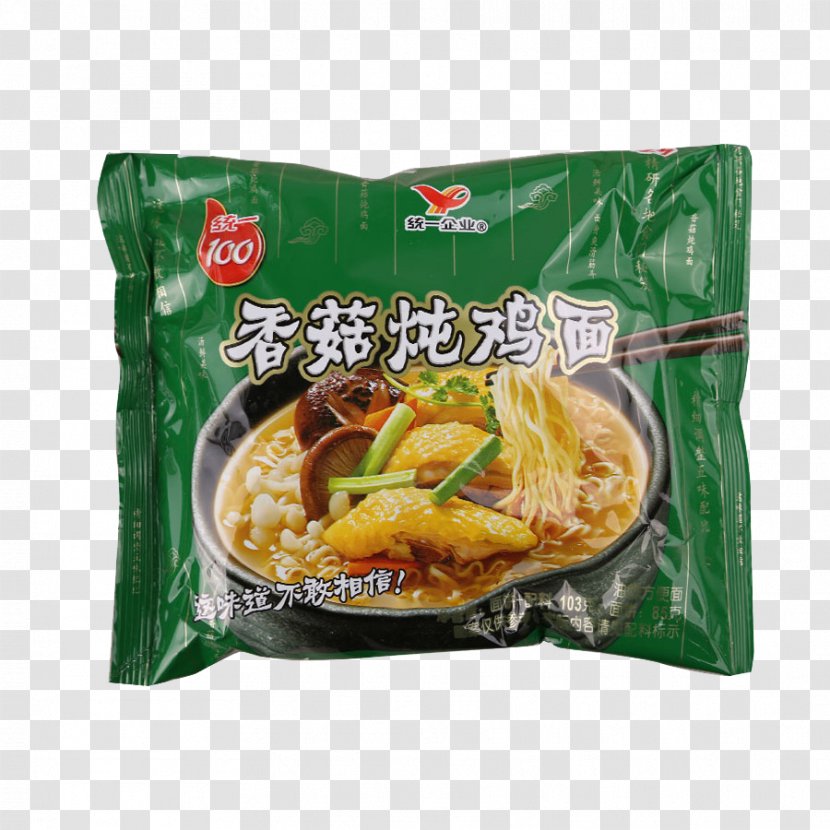 Instant Noodle Coq Au Vin Udon Ragout Chicken - Mushroom - Bag Mushrooms Stewed Face Transparent PNG