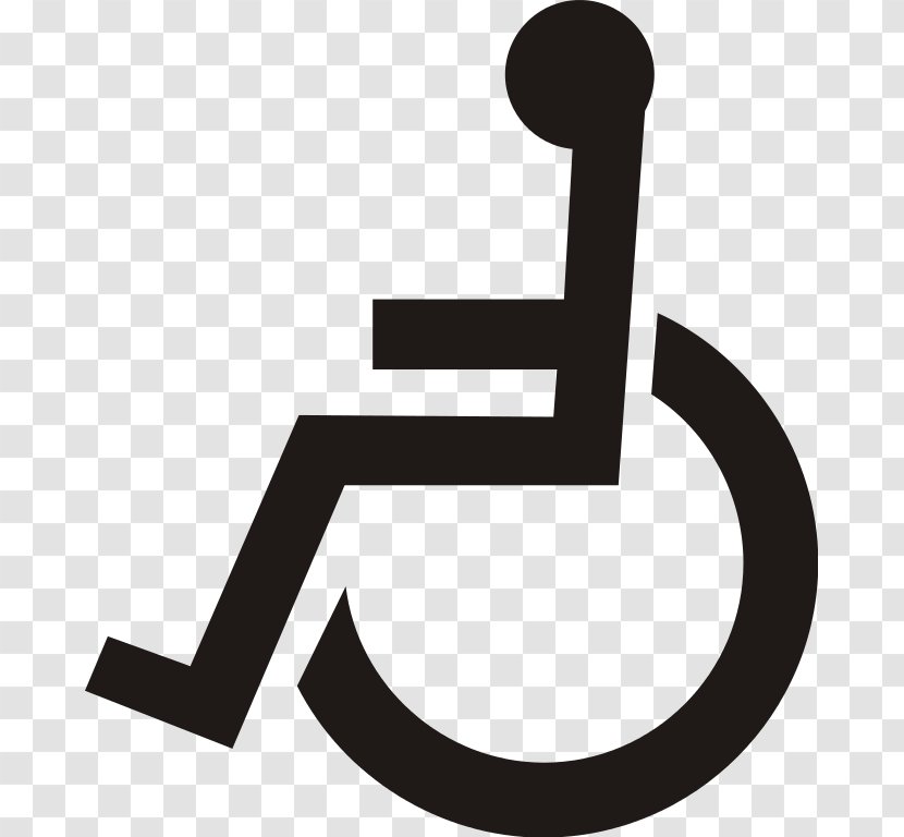 Disability Sign Disabled Parking Permit International Symbol Of Access Manual On Uniform Traffic Control Devices - Black And White - Printable Handicap Transparent PNG