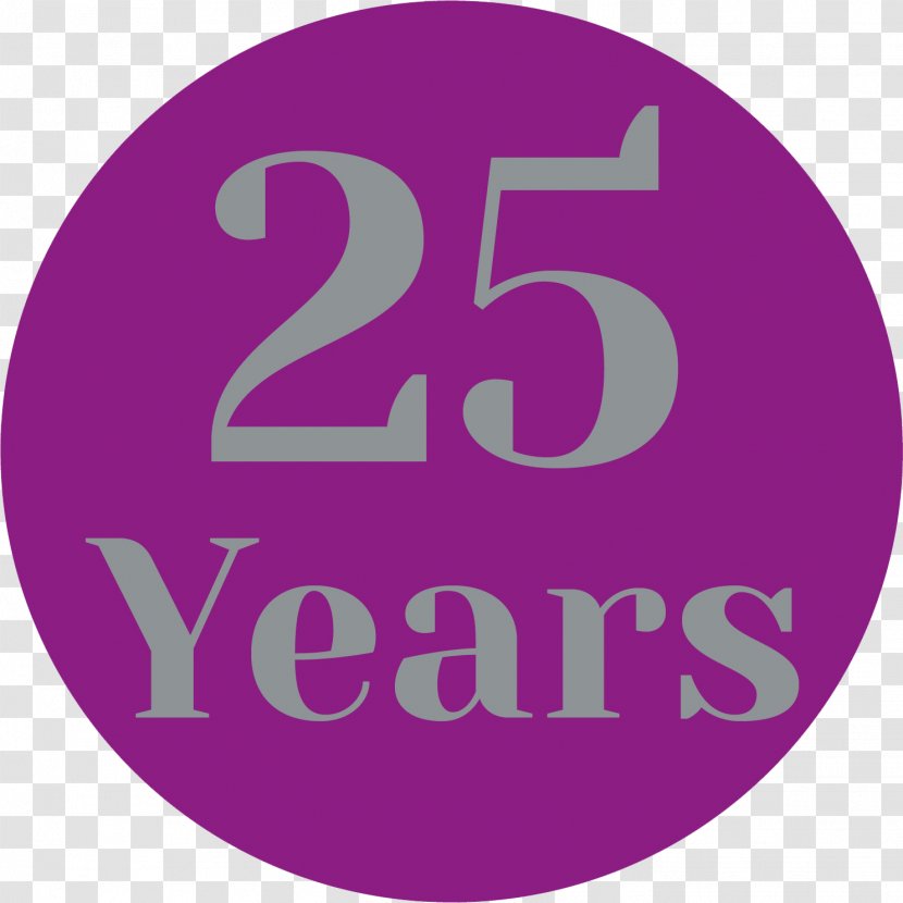 Icon Design Logo - Text - 25 Years Anniversary Transparent PNG