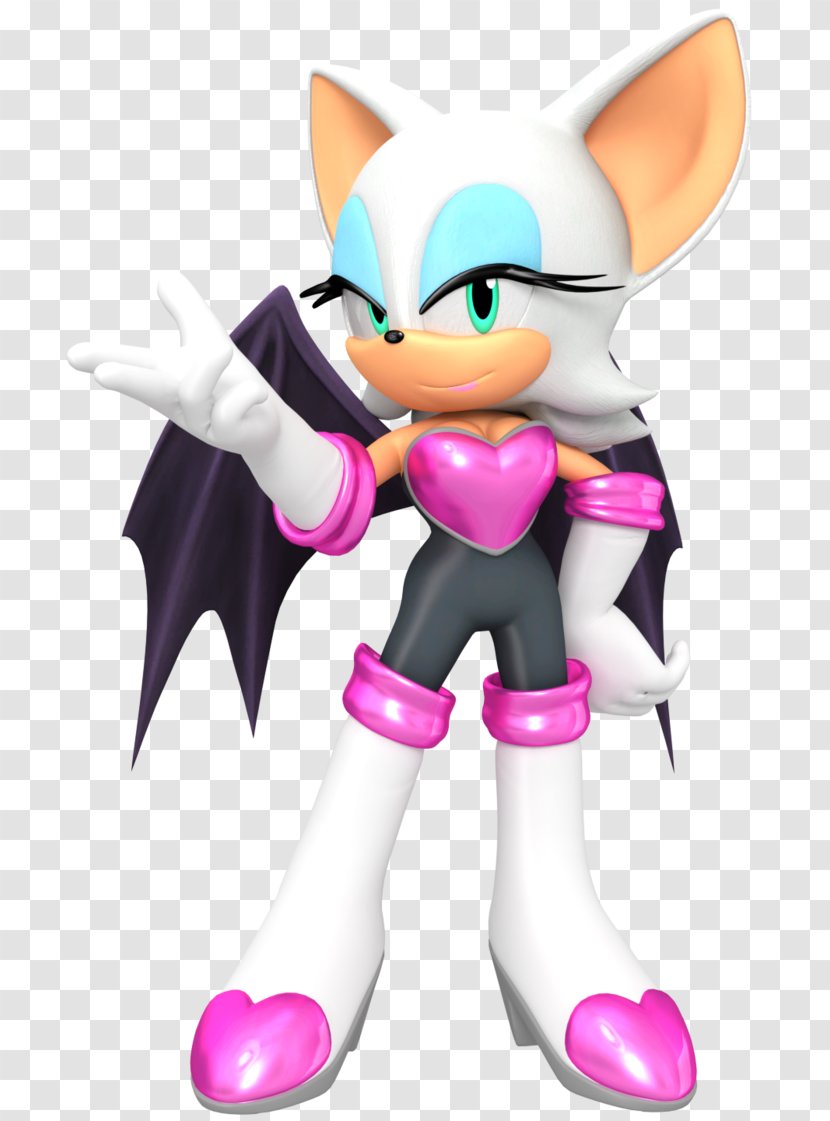 Rouge The Bat Sonic Heroes Fighters Shadow Hedgehog - Best Mom Ever Transparent PNG