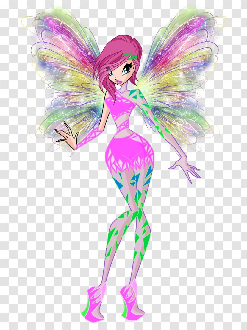 Tecna Bloom Roxy Flora Musa - Winx Club Believix In You - Fairy Transparent PNG