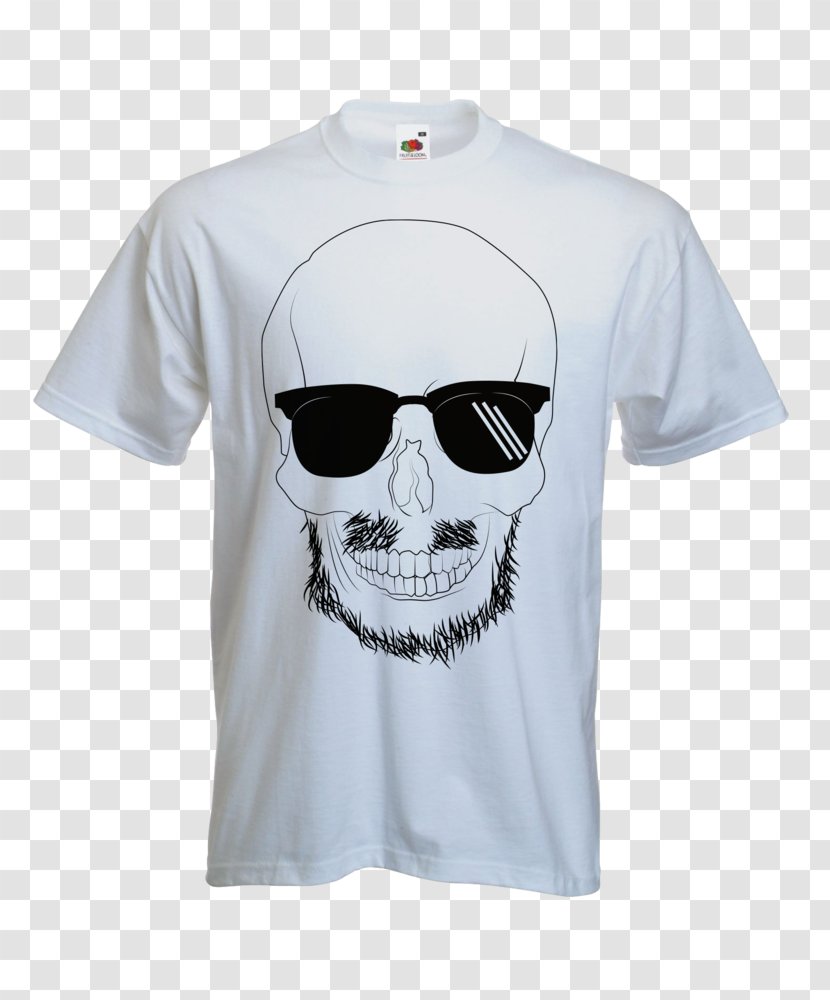 T-shirt Fruit Of The Loom Clothing Polo Shirt - Tshirt - Bearded Skull Transparent PNG
