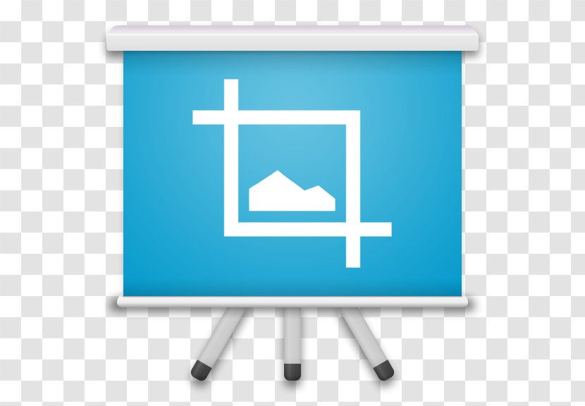 Cropping Photography App Store - Blue - Apple Transparent PNG