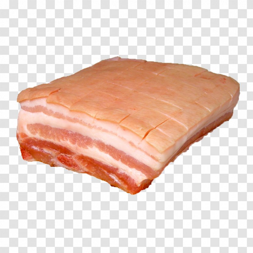 Bacon Organic Food Ham Pork Belly Meat - Watercolor Transparent PNG