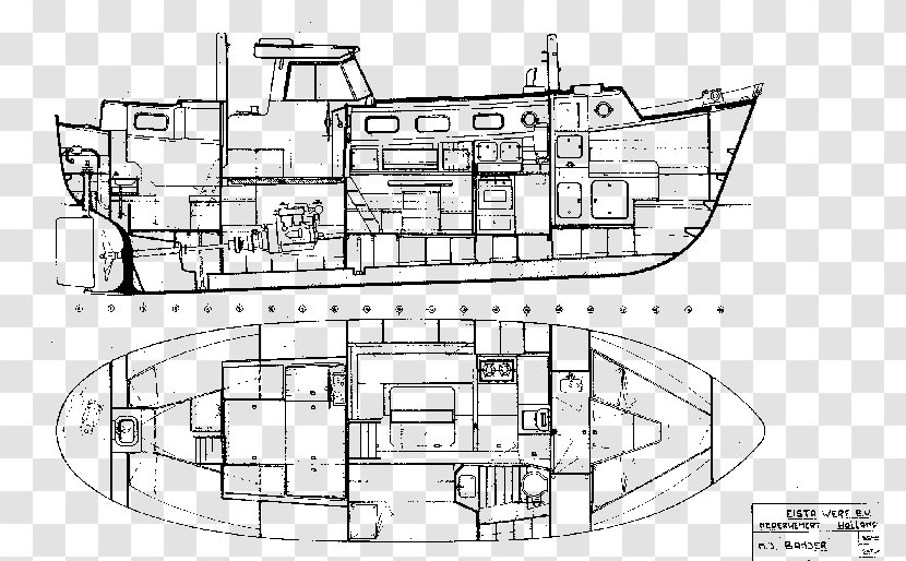Technical Drawing Naval Architecture Watercraft Diagram - Floor - Design Transparent PNG
