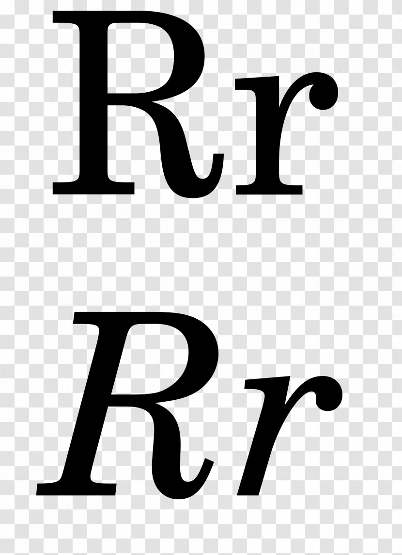 R Is For Rabbit Letter Alphabet Drawing Coloring Book - Symbol - Aa Transparent PNG