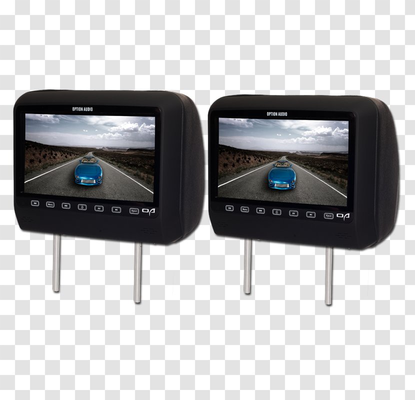 Display Device Head Restraint Electronics - Computer Monitors - Car Audio Transparent PNG