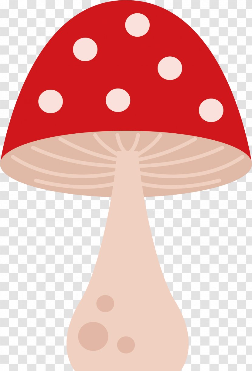 Dots Red Poisonous Mushroom - Food - White Dot Transparent PNG