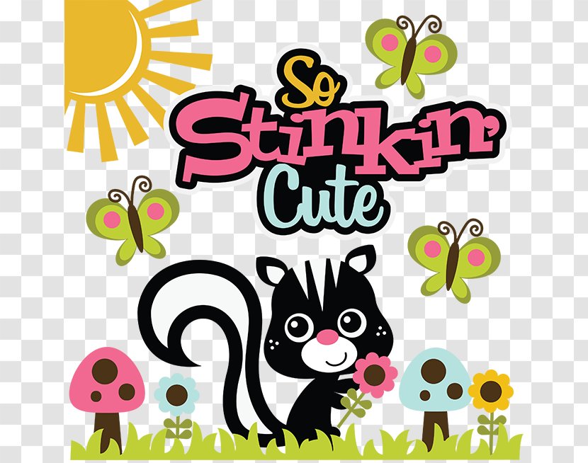 Skunk Clip Art - Cartoon - Baby Cliparts Transparent PNG