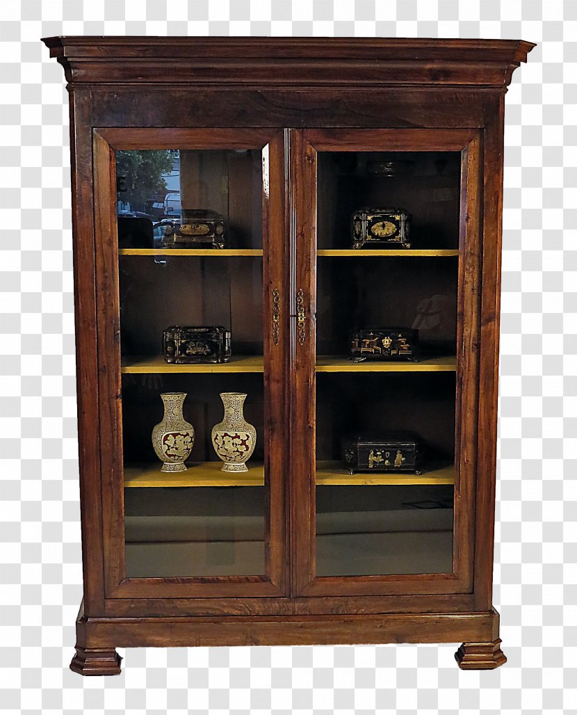Bookcase Shelf Chiffonier Display Case Antique Transparent PNG
