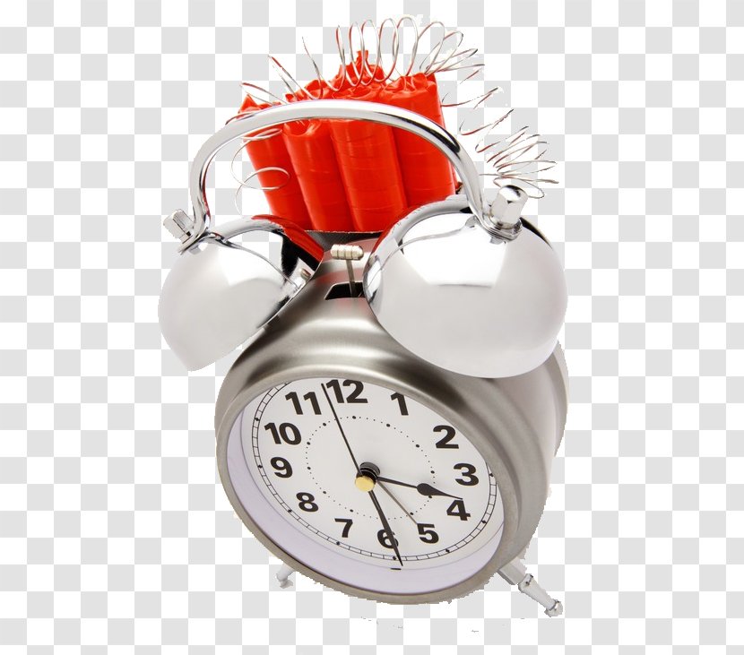 Alarm Clock Time Bomb Stock Photography - Improvised Explosive Device - Wired Transparent PNG