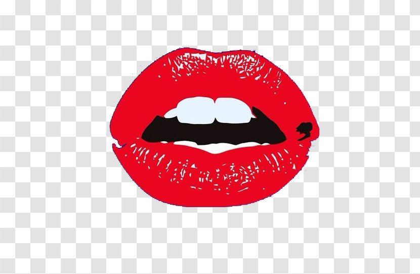 Lipstick Lip Gloss Red Wallpaper - Flower - Lips Transparent PNG