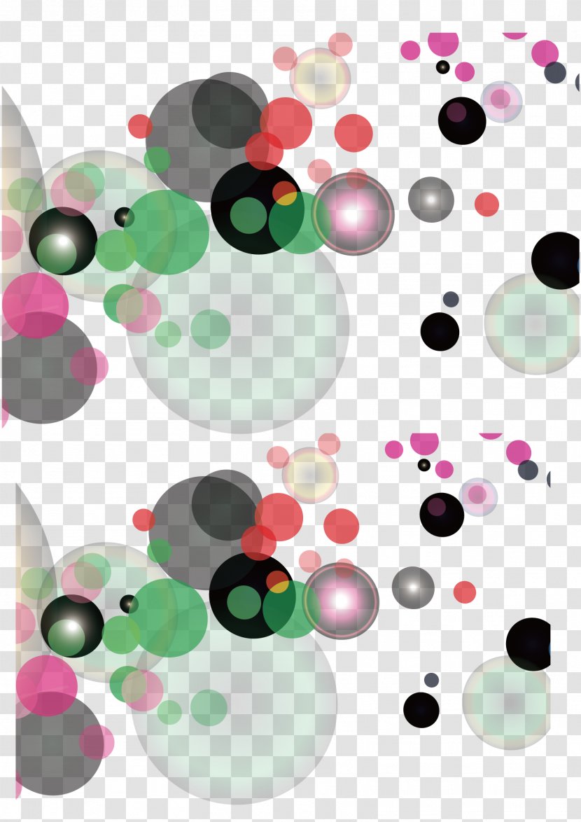 Light Adobe Illustrator - Computer Software - Colored Circles Floating Material Transparent PNG