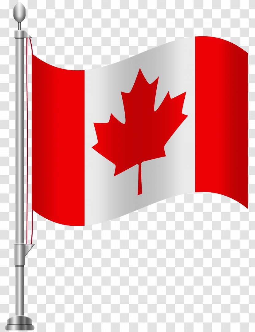 Flag Of Canada Clip Art - Red Transparent PNG