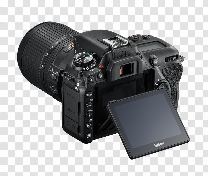AF-S DX Nikkor 18-140mm F/3.5-5.6G ED VR Nikon D500 Digital SLR Camera - D7500 Transparent PNG