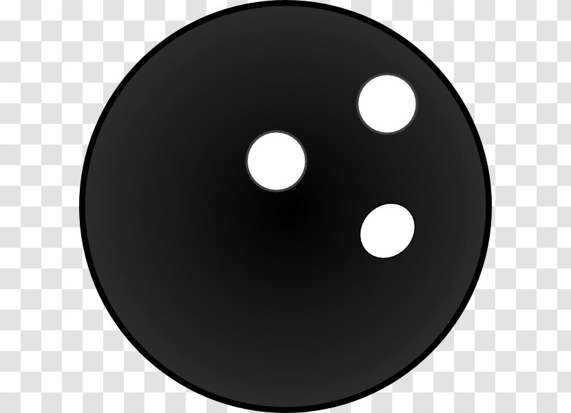 Black And White Bowling Ball Circle Font - Graphic Balls Transparent PNG