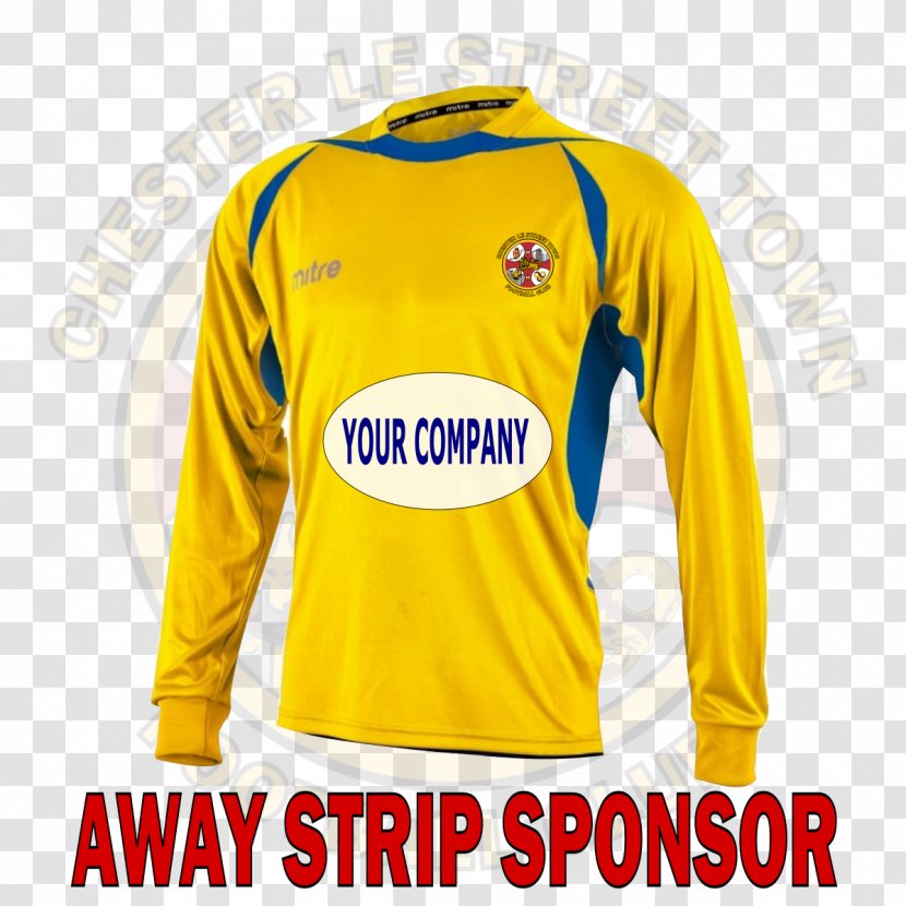 Sports Fan Jersey Chester-le-Street Town F.C. T-shirt Sleeve - Text Transparent PNG