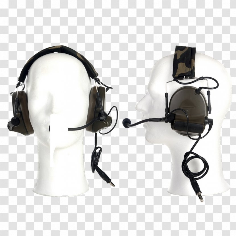 Headphones Headset Microphone Handheld Two-Way Radios Radio Broadcasting - Internet Transparent PNG