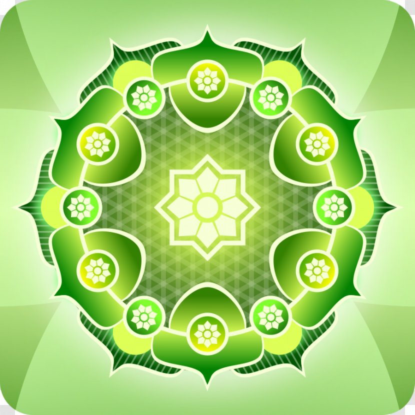 Mandala Green Clip Art - Organism - Cliparts Transparent PNG