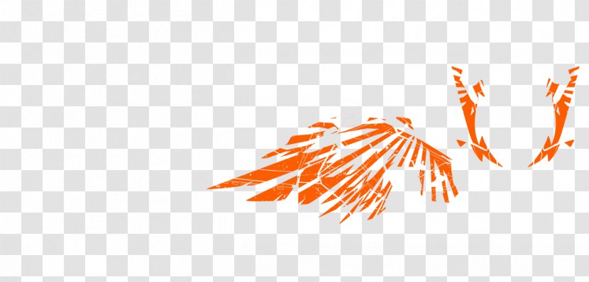 Line Font - Orange Transparent PNG
