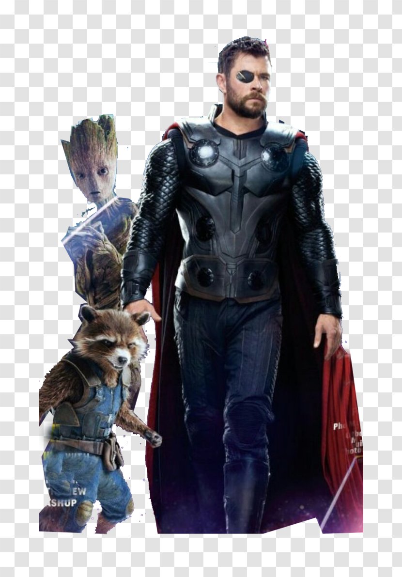 Chris Hemsworth Avengers: Infinity War Thor Groot Rocket Raccoon Transparent PNG