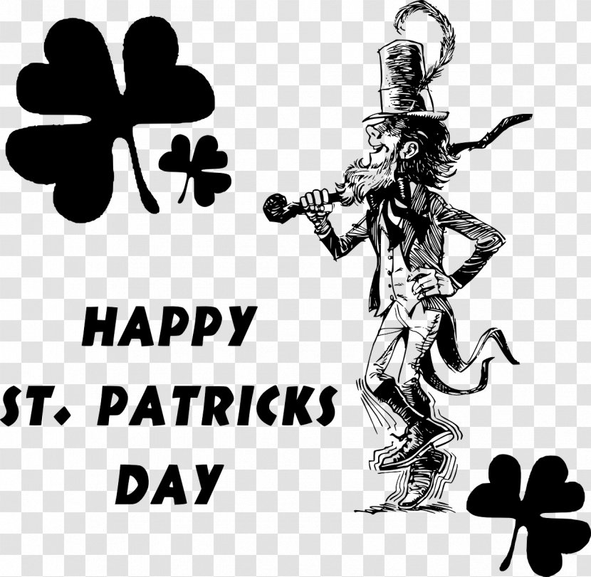 Saint Patrick's Day Ireland Holiday Leprechaun - Shamrock Transparent PNG