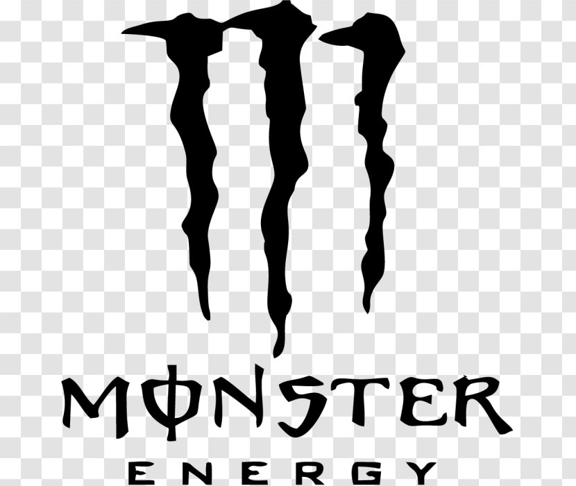 Monster Energy Drink Red Bull Logo Clip Art - Silhouette Transparent PNG