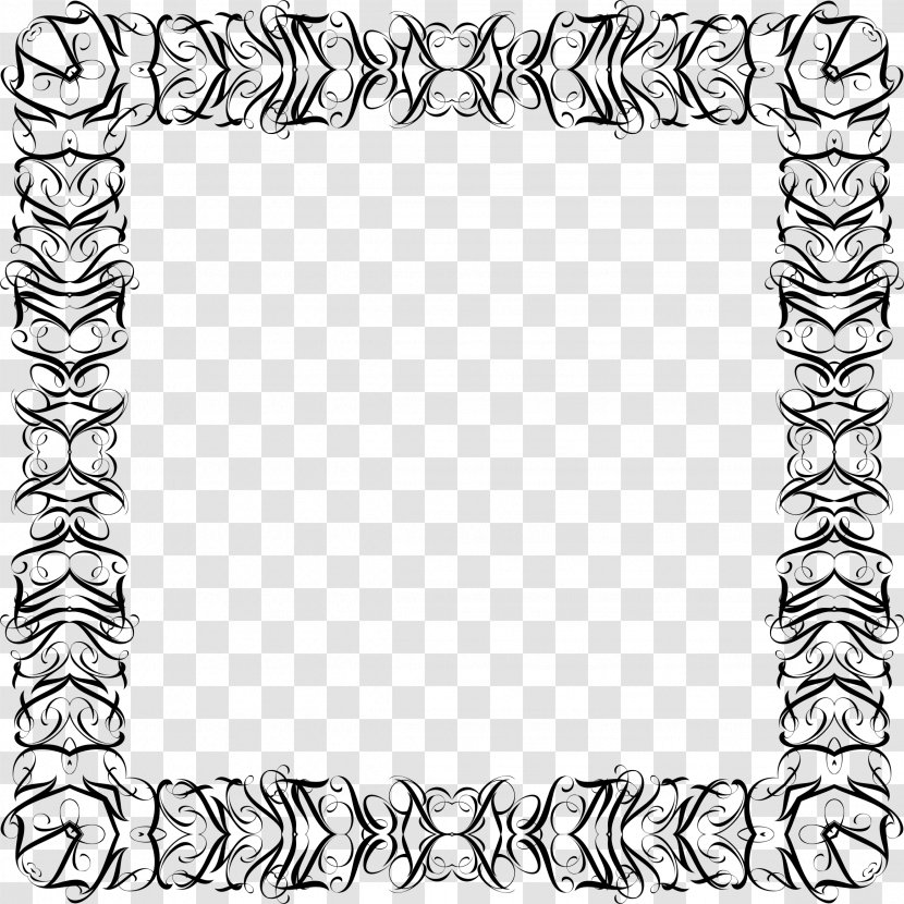 Picture Frames Clip Art - Area - Abstract Border Transparent PNG