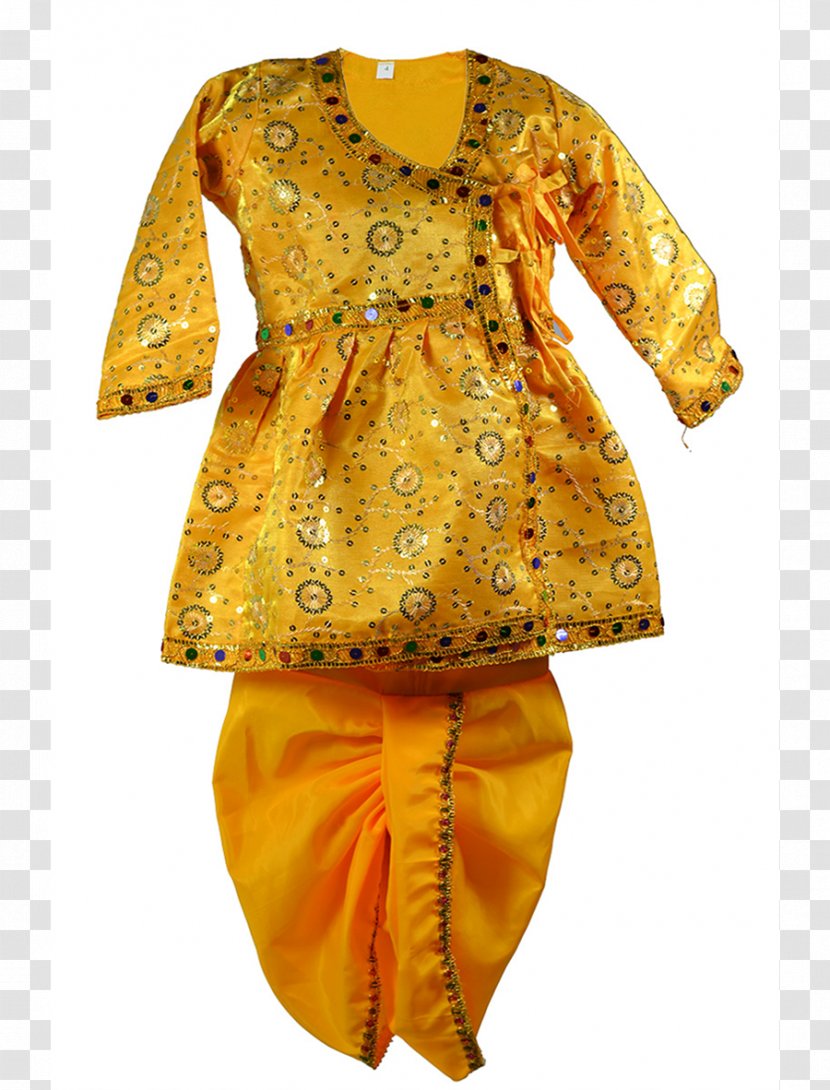 Krishna Clothing Costume Radha Dhoti - Little Transparent PNG