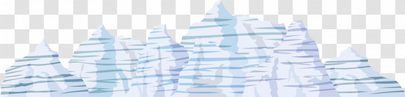 Paper Blue Brand Pattern - Vector Iceberg Transparent PNG