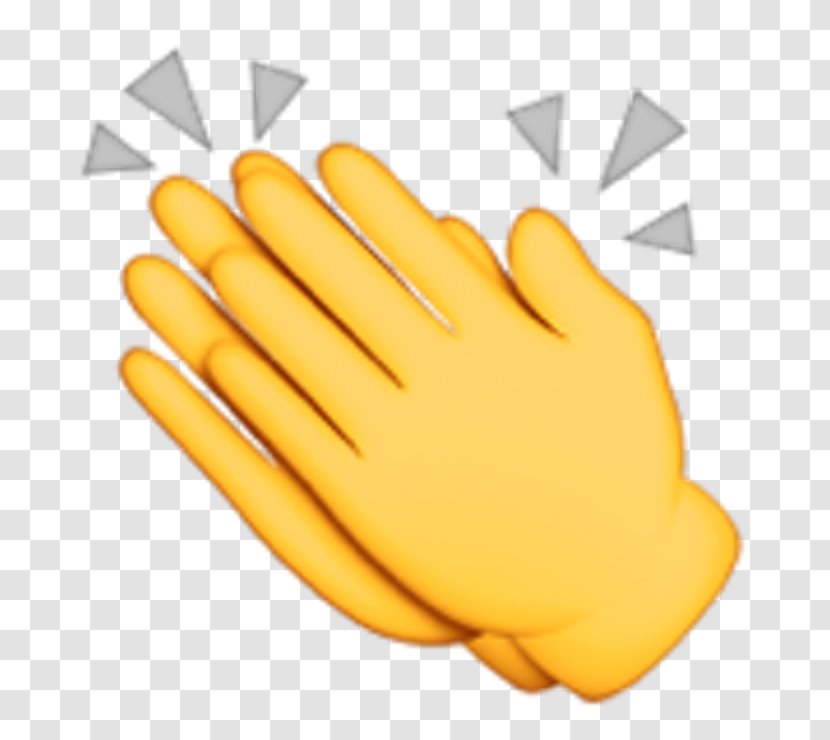 Clapping Emoji Applause Emoticon - Emojipedia Transparent PNG