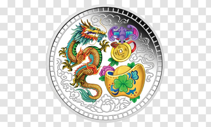 China Perth Mint Silver Coin - Fictional Character Transparent PNG