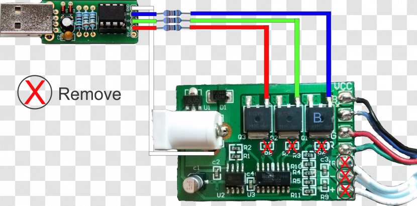 Microcontroller Motherboard LED Strip Light RGB Color Model - Led Display - Indoor Black Transparent PNG