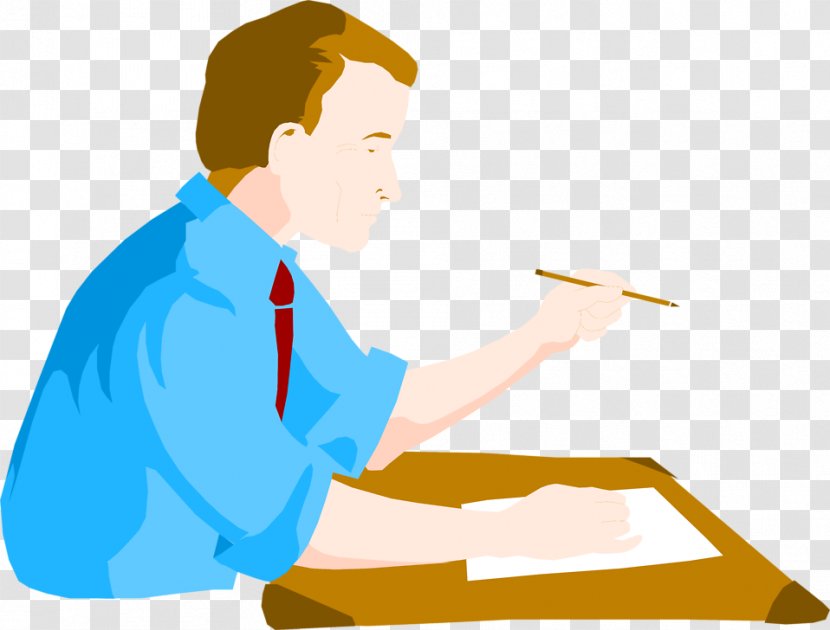 Paper Desk Businessperson Clip Art - Business - Image Of Man Transparent PNG