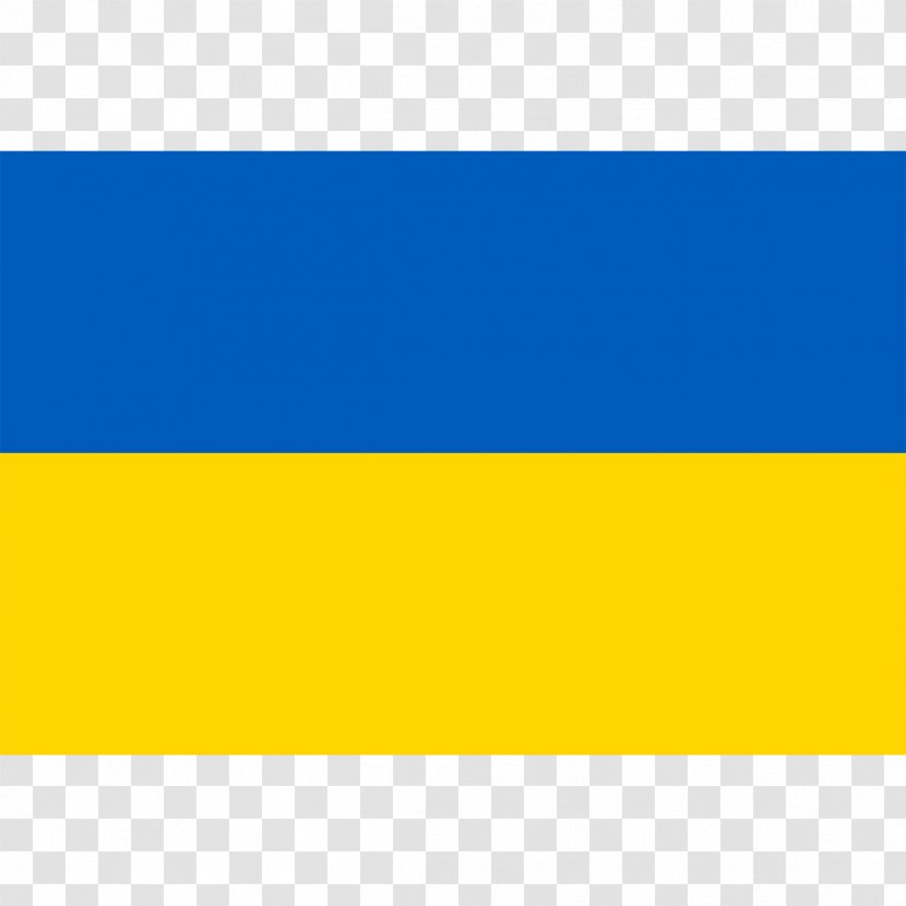 Flag Of Ukraine National World - Electric Blue Transparent PNG