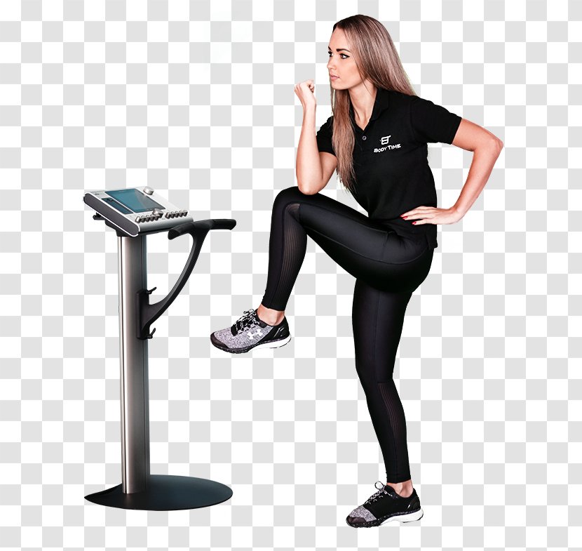 Physical Fitness Exercise Machine Electrical Muscle Stimulation - Cartoon - Woman Transparent PNG
