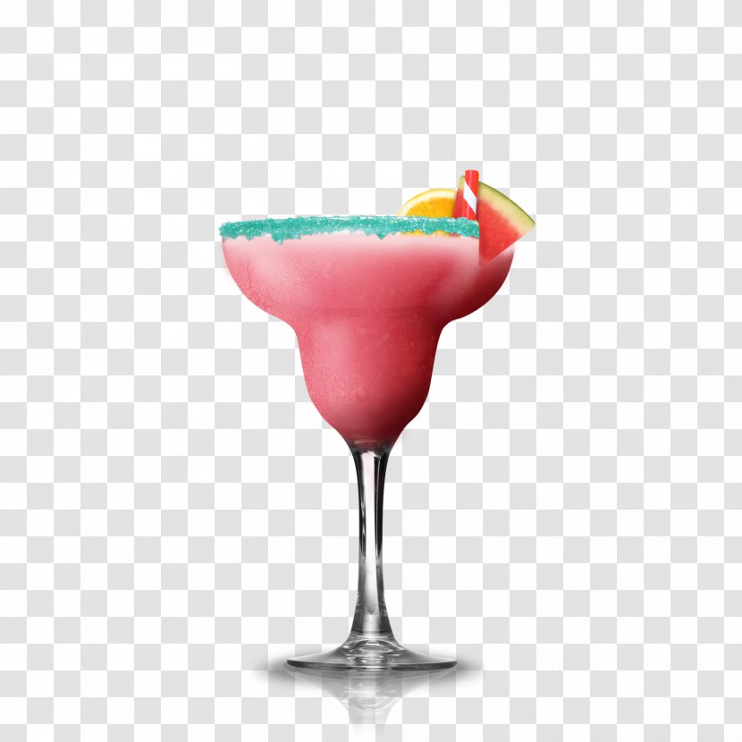 Daiquiri Cocktail Garnish Martini Margarita - Rose - Watermelon Transparent PNG