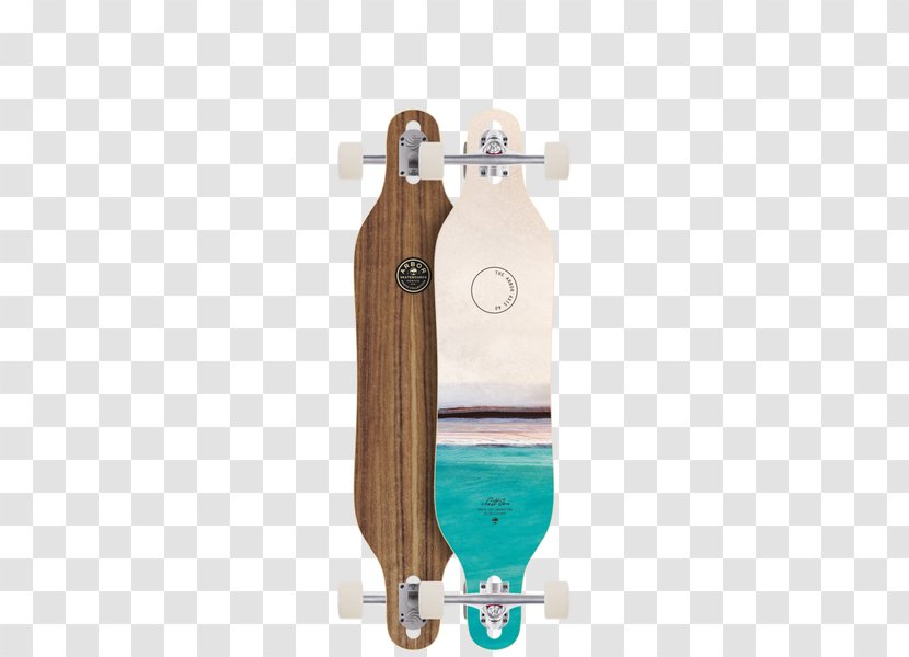Arbor Axis Bamboo Walnut Longboard Complete Skateboard Snowboard Transparent PNG