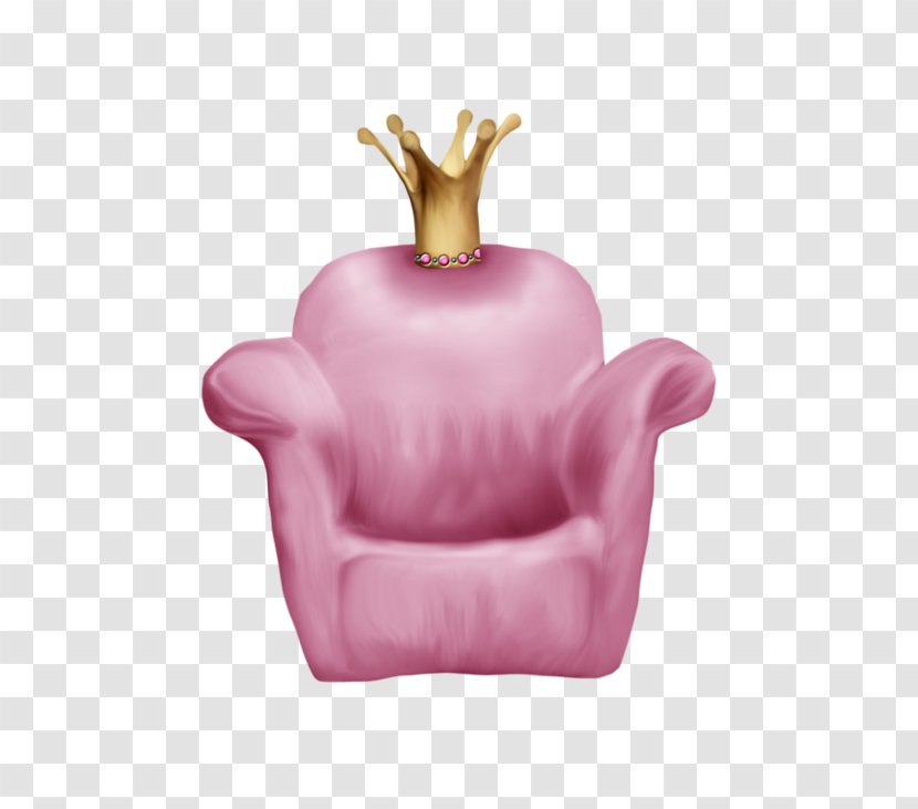 Couch Pink Chair Fauteuil - Purple - Crown Sofa Transparent PNG