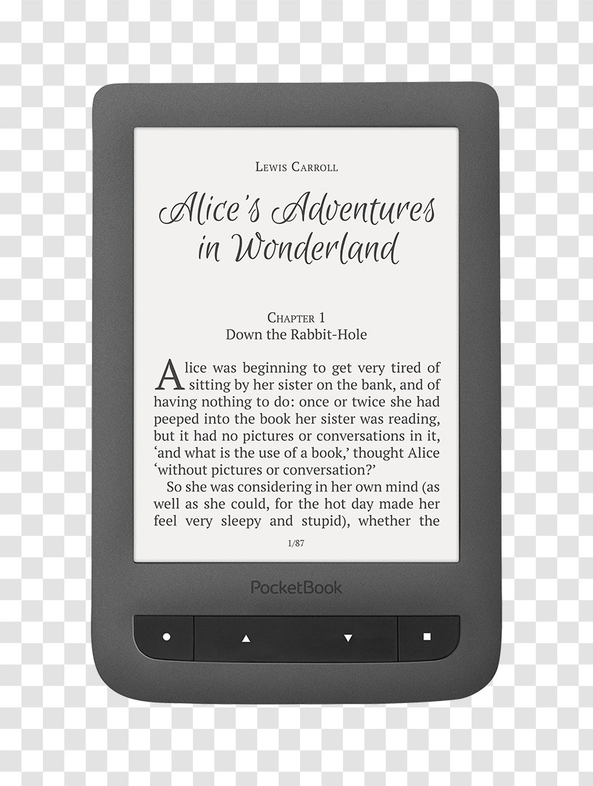 E-Readers PocketBook International Pocketbook Basic Lux Darkbrown Wi-Fi Kindle Paperwhite - Ebook - Phone Book Transparent PNG