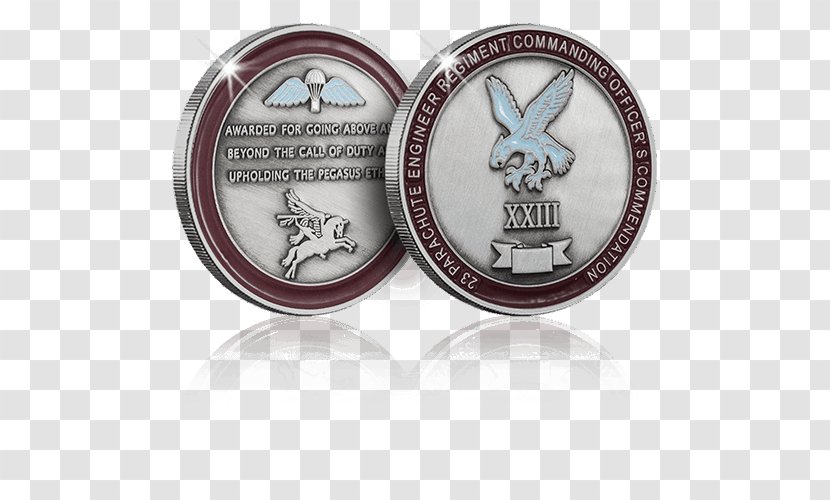 Military World Challenge Coins Silver - Coin Transparent PNG