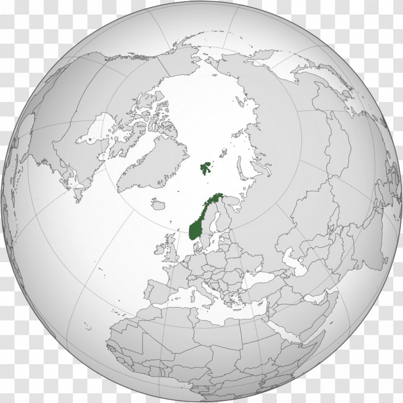 Norway Orthographic Projection Map Ja, Vi Elsker Dette Landet Transparent PNG