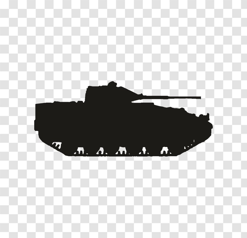 Silhouette Tank Image Military Photography - Decal Transparent PNG