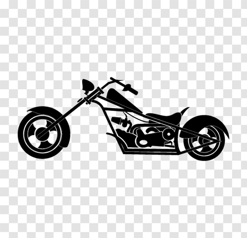 Motorcycle Chopper Harley-Davidson Clip Art - Spoke Transparent PNG