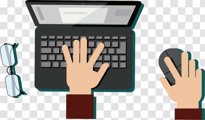 Computer Mouse Keyboard - Hand - Vector Operation Transparent PNG