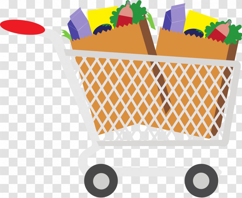 Shopping Cart Clip Art - Healthy Cliparts Transparent PNG