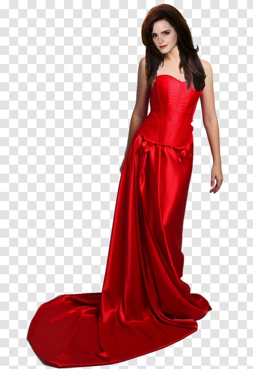 Evening Gown Dress Prom Sleeve - Cartoon Transparent PNG