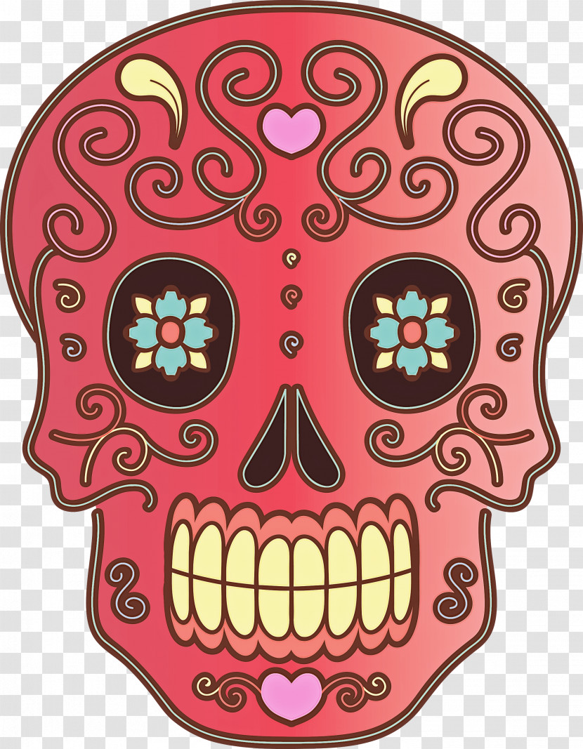 Day Of The Dead Día De Muertos Skull Transparent PNG