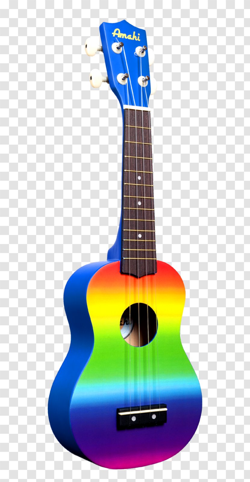 Ukulele Musical Instruments Guitar Soprano - Watercolor Transparent PNG