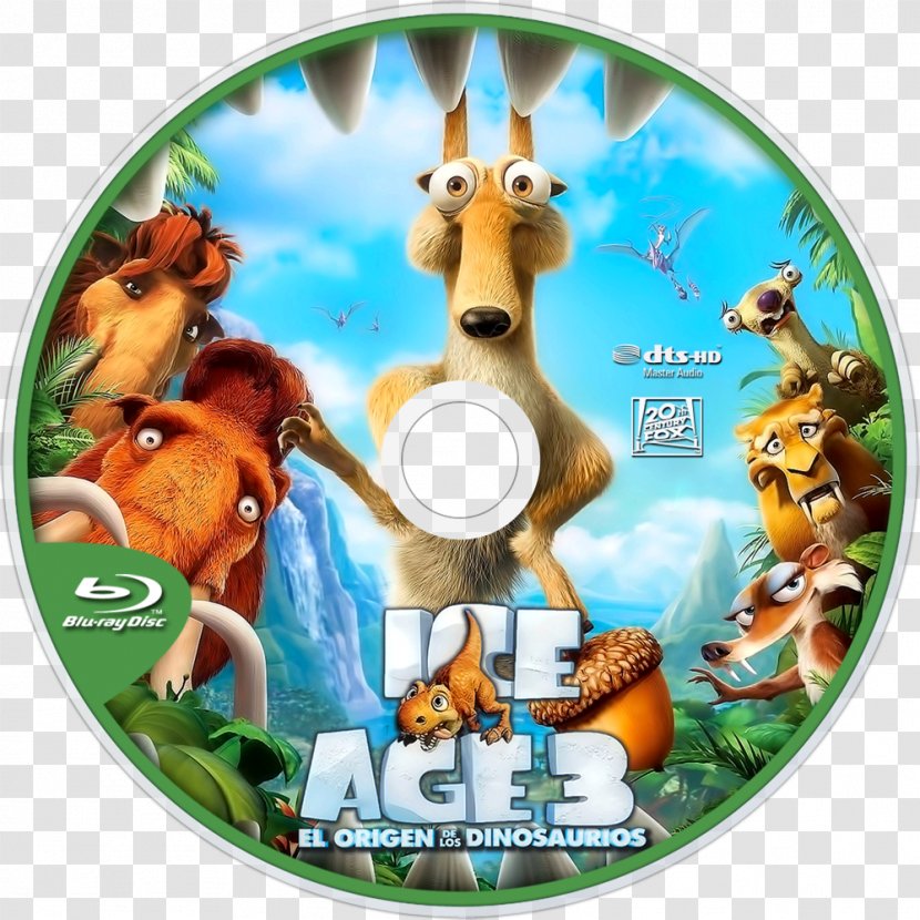 Manfred Sid Scrat Ice Age Film - Of Dinosaurs Transparent PNG